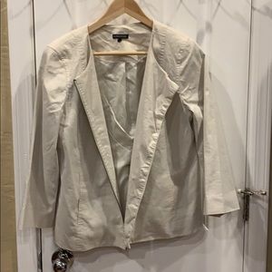 Eileen Fisher cream jacket